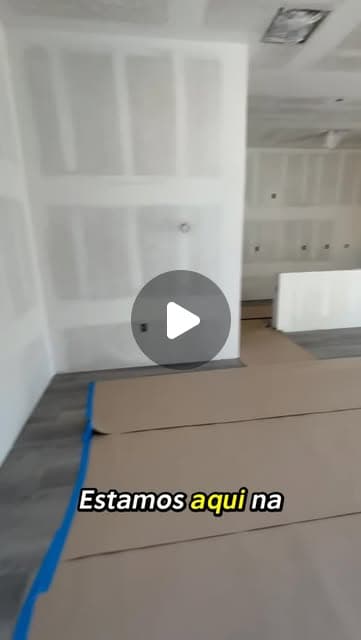 Acabamento interno em andamento